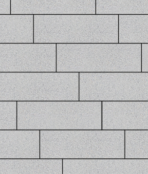 Тротуарная плитка Прямоугольник Стандарт  900х300 - belyj_standart